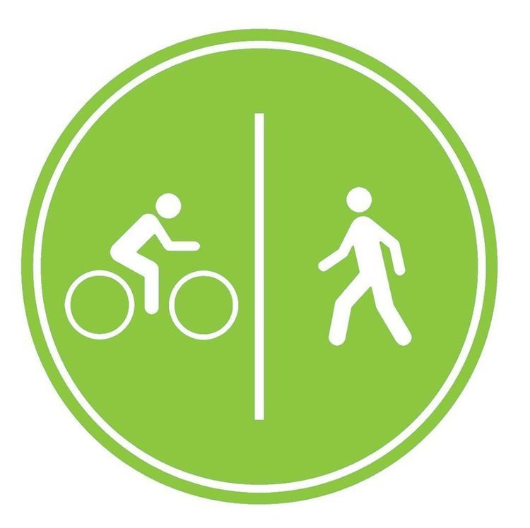 Bike and Pedestrian Icon
