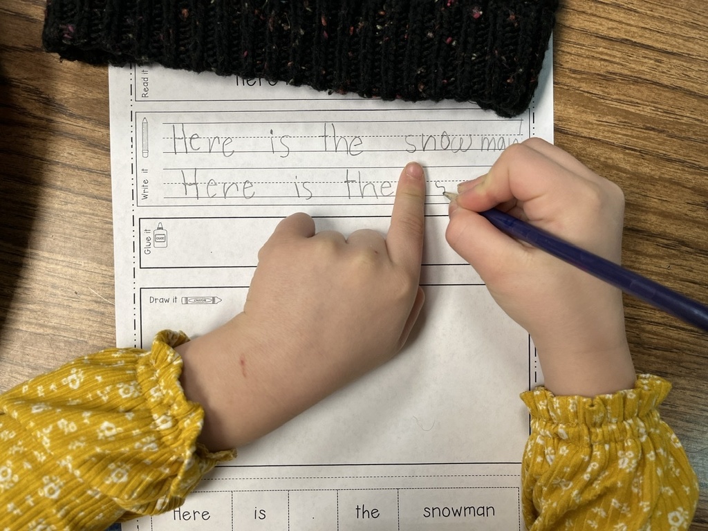 Finger space writing