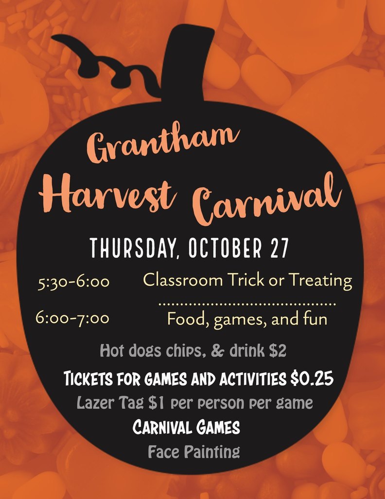 Grantham Harvest Carnival Oct. 27