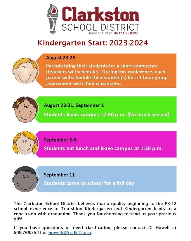 Kindergarten Start
