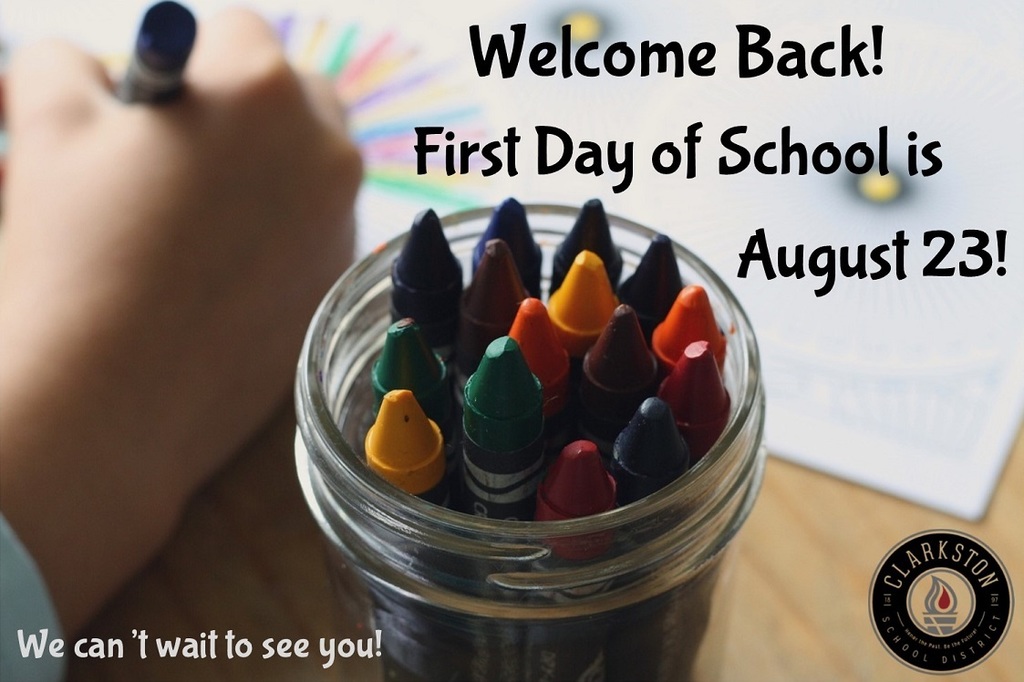 First Day of School August 23